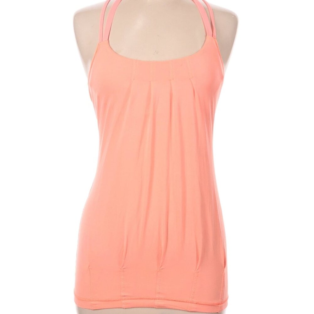 2000s Lululemon Peach Criss-Cross Back Tank — Lightweight Workout Top